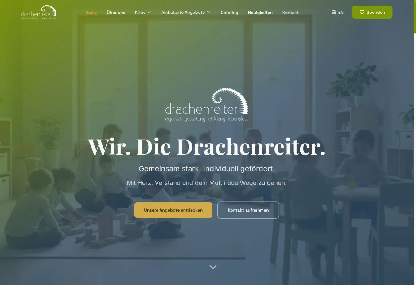 Drachenreiter website homepage